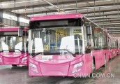 广西源正公司生产制造 南宁产首批新能源公交交车