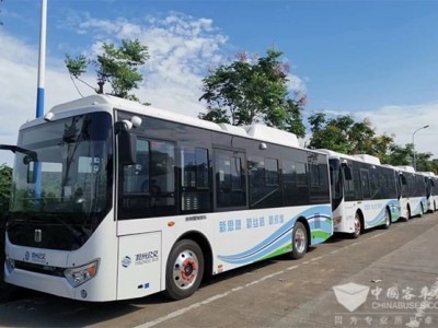用于杭州湾线路运营 吉利星际纯电动城市客车C10E交付慈溪公交